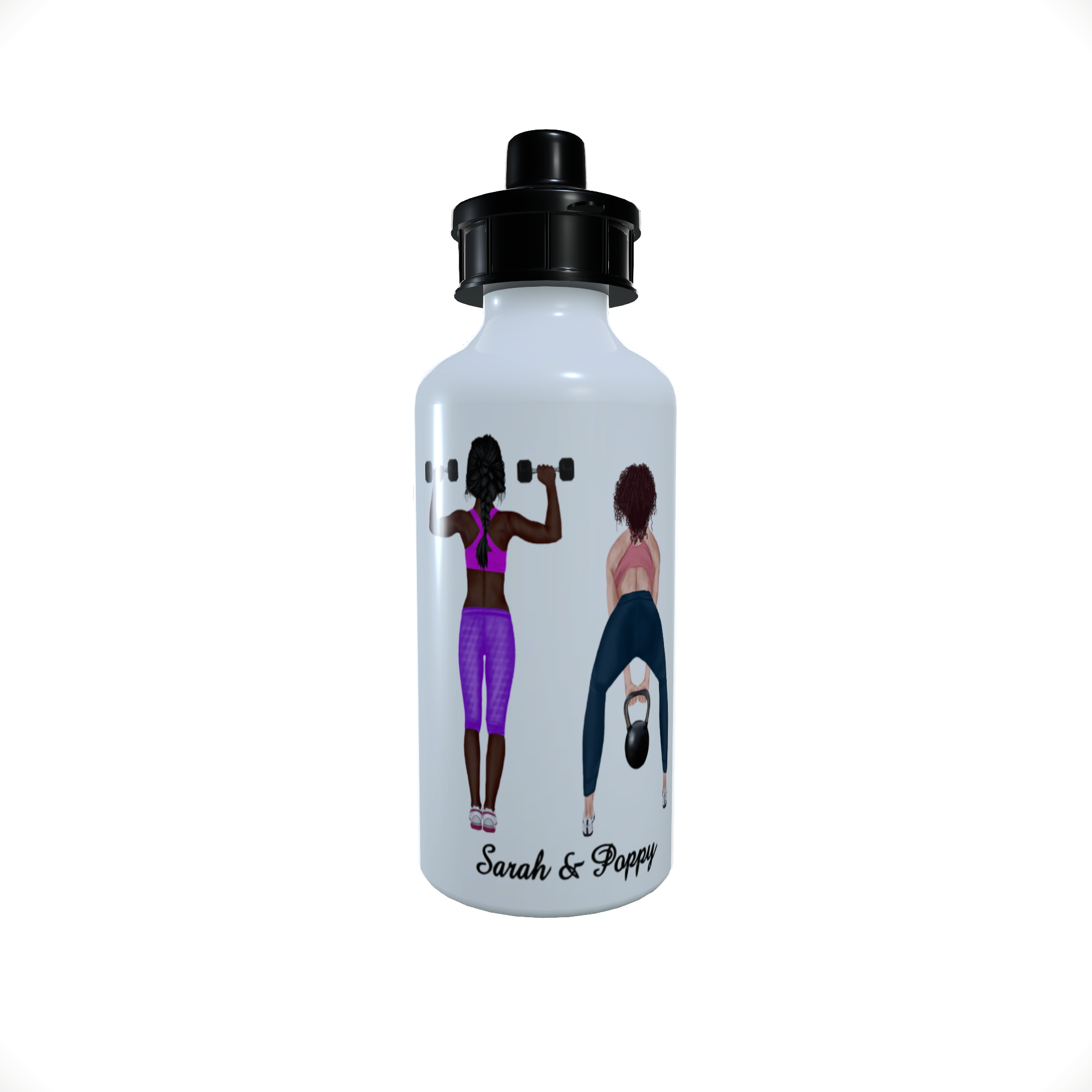 Gym Best Friends Water Bottle, Gift for friend, Work Out Buddy